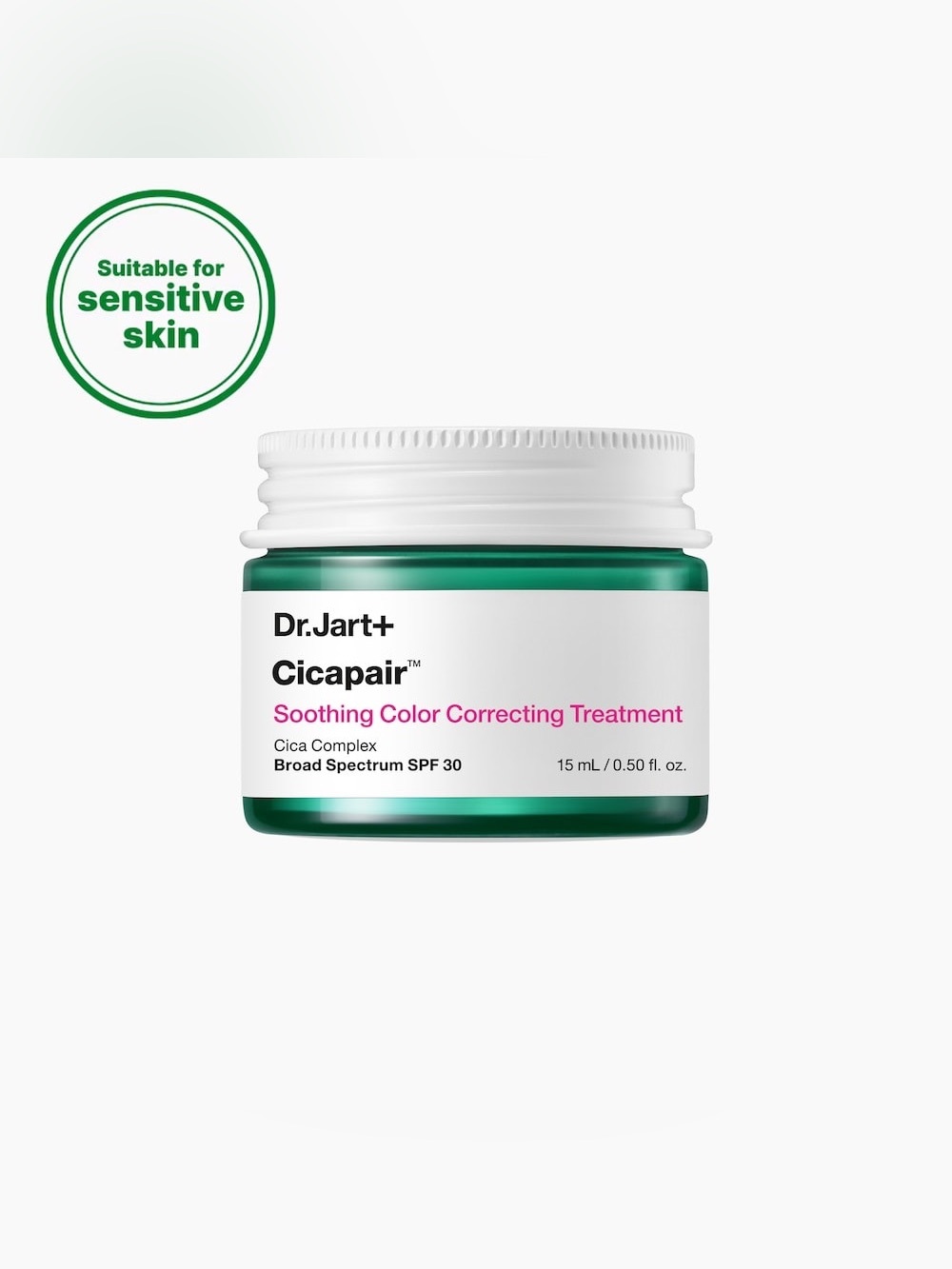 Dr. Jart+ Cicapair Soothing Color Correcting Treatment SPF 30 - 15ML